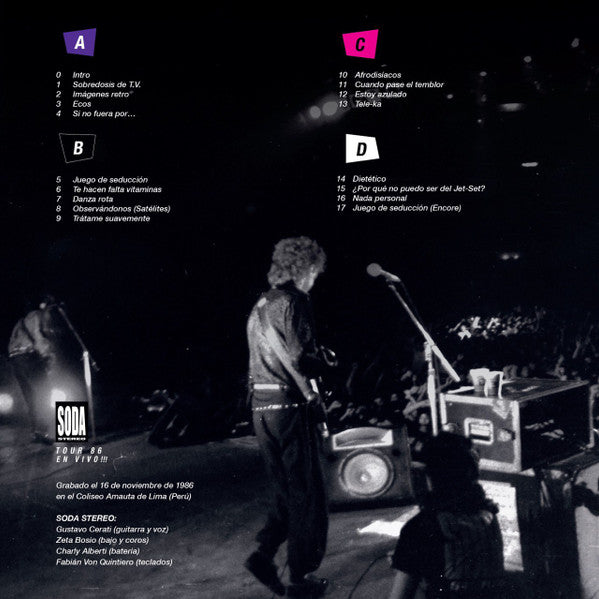 Soda Stereo – Coliseo Amauta, Lima-Perú Tour '86 En Vivo