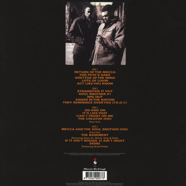 Pete Rock & C.L. Smooth – Mecca And The Soul Brother – Vinilos por